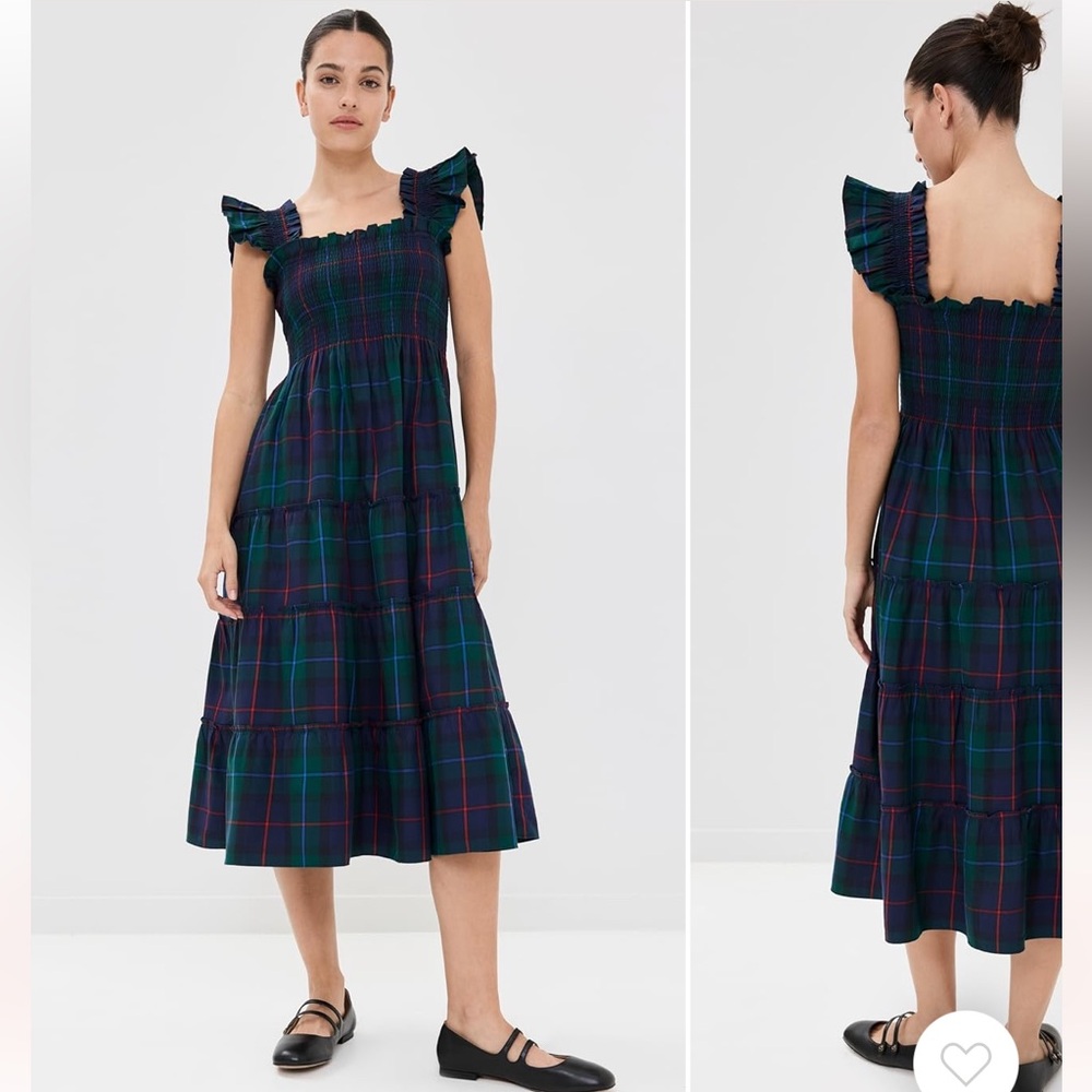Hill House Ellie Nap Dress in Midnight Tartan Plaid XS